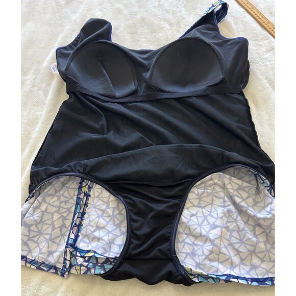 Coldwater Creek Womens Swimsuit Size 22W One Piece Swimdress Sarong ShapeMe - Picture 11 of 11